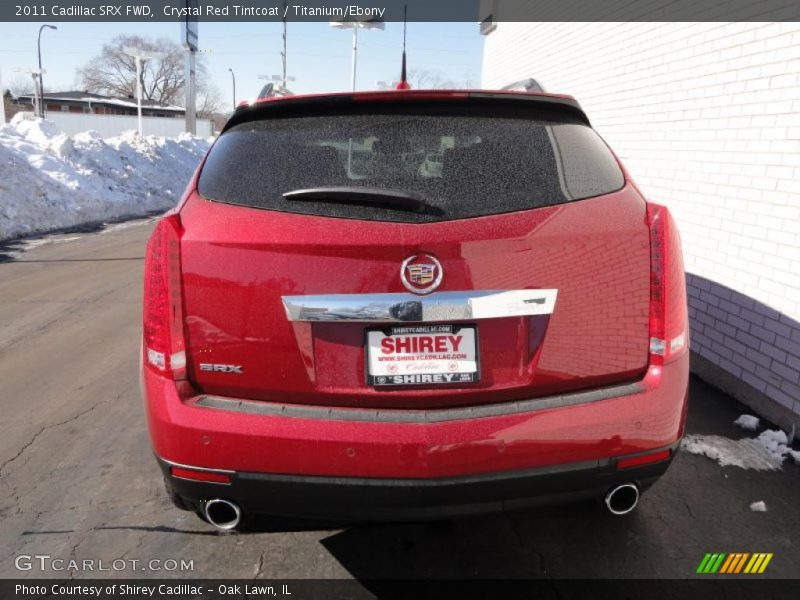 Crystal Red Tintcoat / Titanium/Ebony 2011 Cadillac SRX FWD