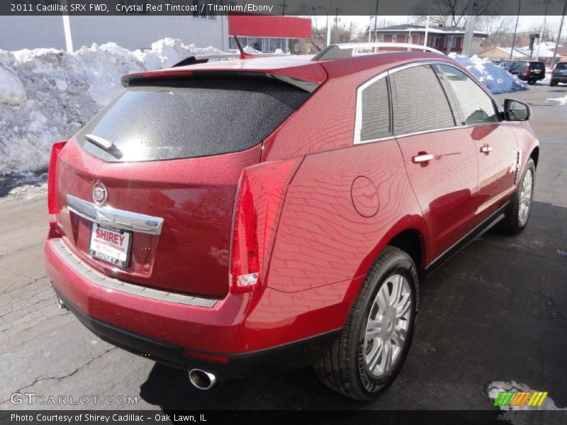 Crystal Red Tintcoat / Titanium/Ebony 2011 Cadillac SRX FWD