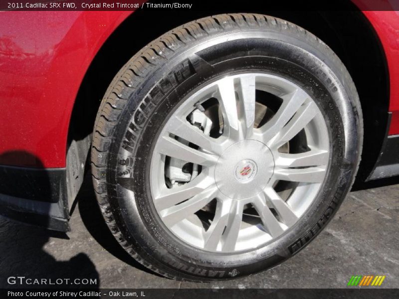 Crystal Red Tintcoat / Titanium/Ebony 2011 Cadillac SRX FWD