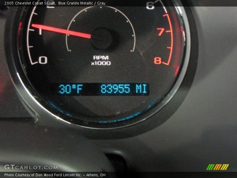 Blue Granite Metallic / Gray 2005 Chevrolet Cobalt Sedan