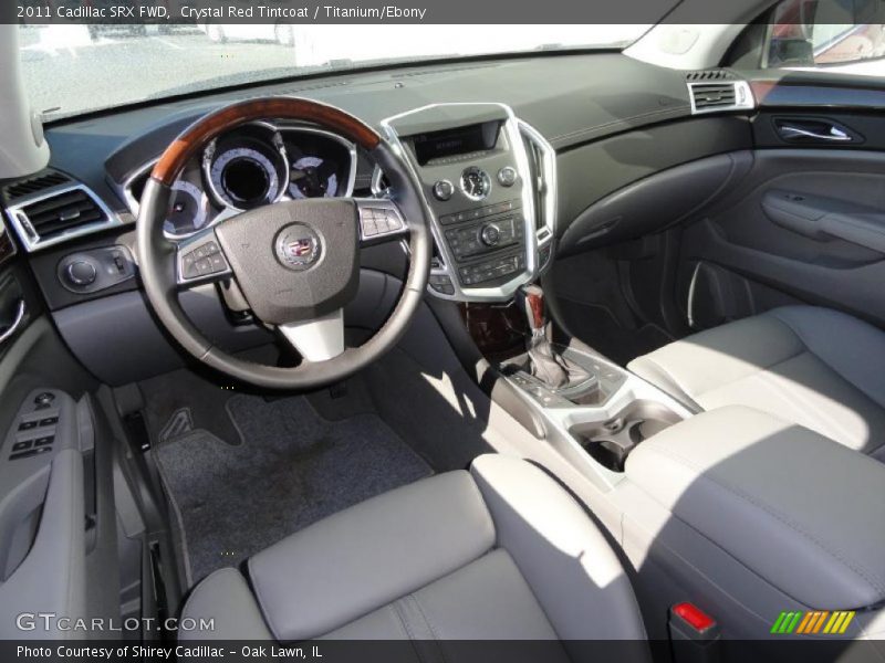 Crystal Red Tintcoat / Titanium/Ebony 2011 Cadillac SRX FWD