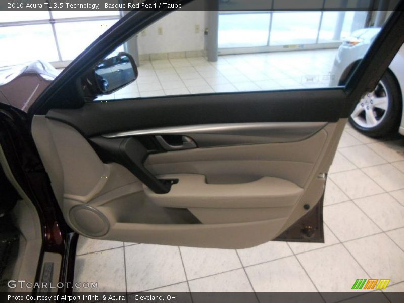 Basque Red Pearl / Taupe 2010 Acura TL 3.5 Technology
