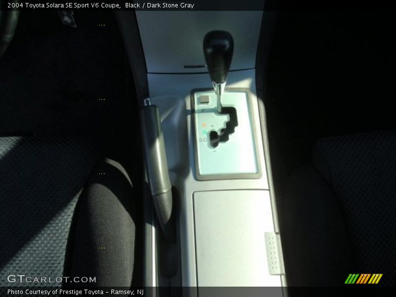 Black / Dark Stone Gray 2004 Toyota Solara SE Sport V6 Coupe