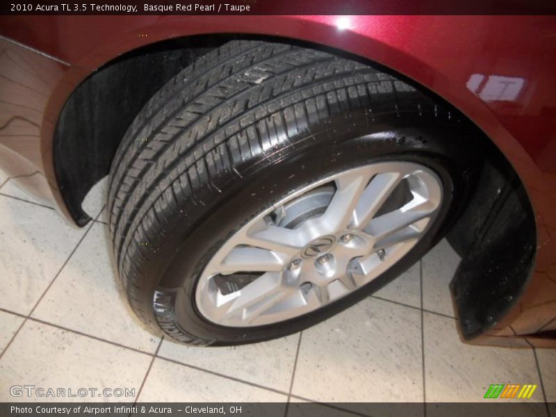 Basque Red Pearl / Taupe 2010 Acura TL 3.5 Technology