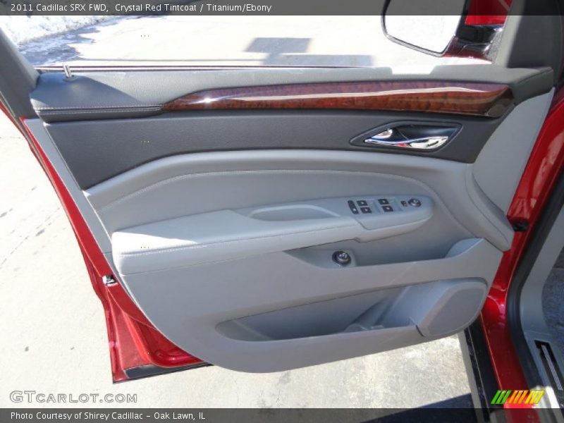 Crystal Red Tintcoat / Titanium/Ebony 2011 Cadillac SRX FWD