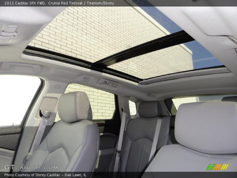 Crystal Red Tintcoat / Titanium/Ebony 2011 Cadillac SRX FWD