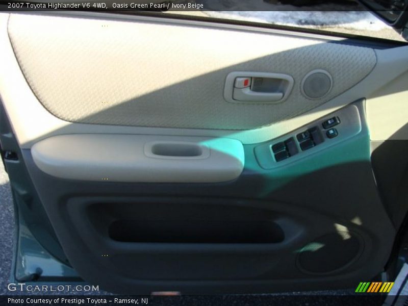 Oasis Green Pearl / Ivory Beige 2007 Toyota Highlander V6 4WD