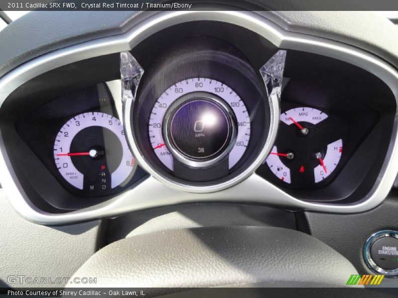 Crystal Red Tintcoat / Titanium/Ebony 2011 Cadillac SRX FWD