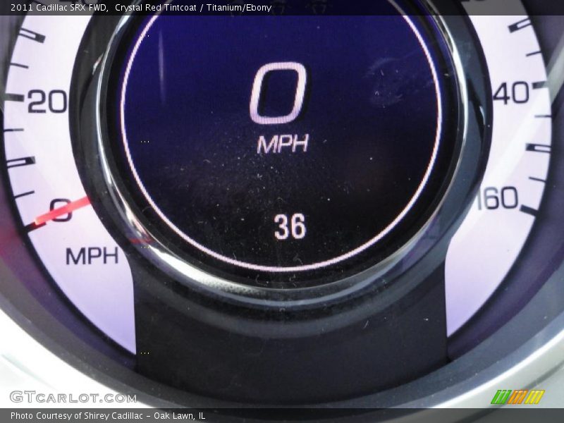 Crystal Red Tintcoat / Titanium/Ebony 2011 Cadillac SRX FWD