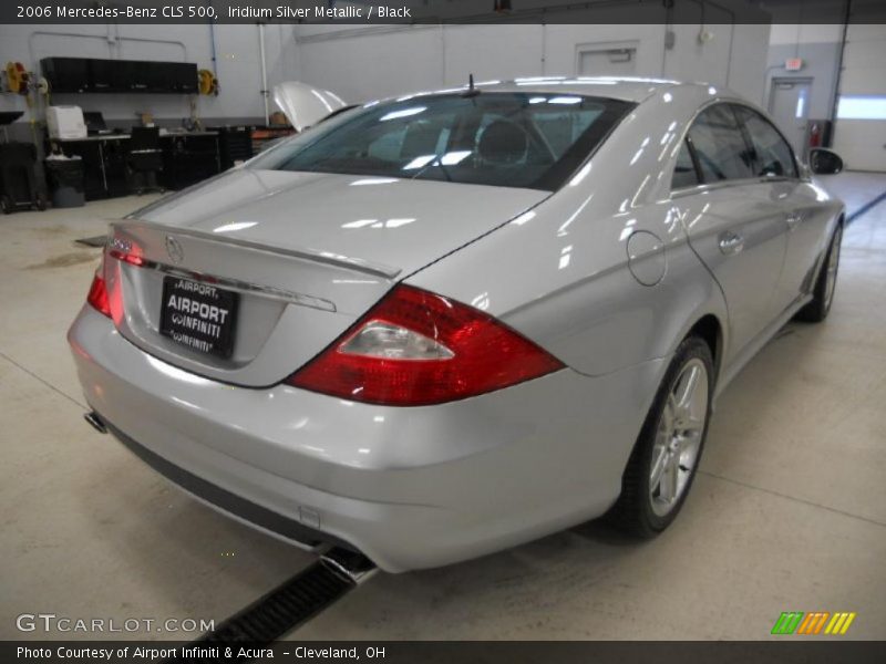 Iridium Silver Metallic / Black 2006 Mercedes-Benz CLS 500
