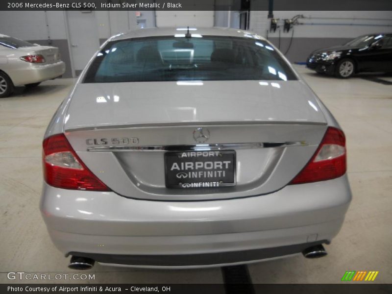 Iridium Silver Metallic / Black 2006 Mercedes-Benz CLS 500