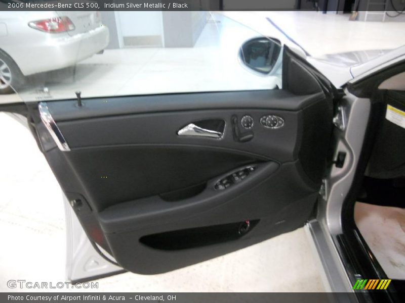 Iridium Silver Metallic / Black 2006 Mercedes-Benz CLS 500