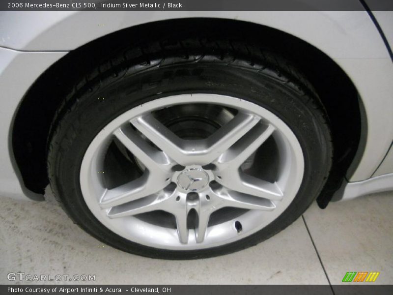 Iridium Silver Metallic / Black 2006 Mercedes-Benz CLS 500