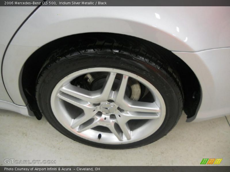 Iridium Silver Metallic / Black 2006 Mercedes-Benz CLS 500