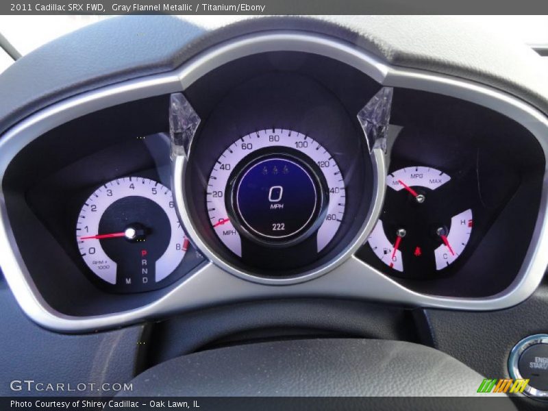 Gray Flannel Metallic / Titanium/Ebony 2011 Cadillac SRX FWD