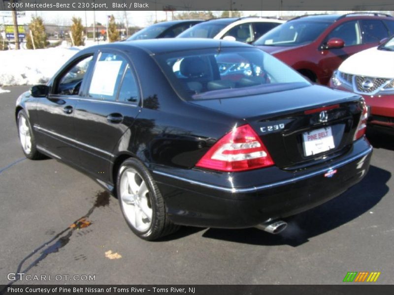 Black / Black 2006 Mercedes-Benz C 230 Sport