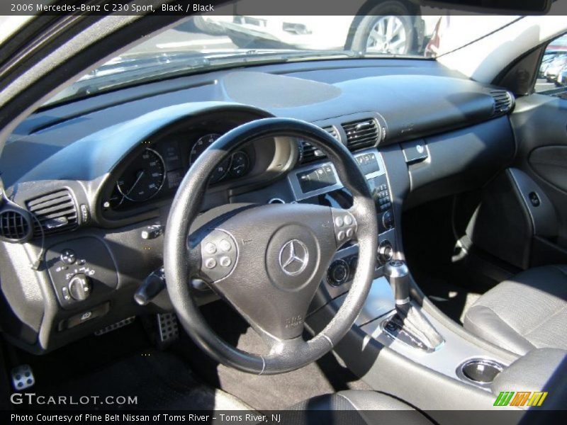 Black / Black 2006 Mercedes-Benz C 230 Sport