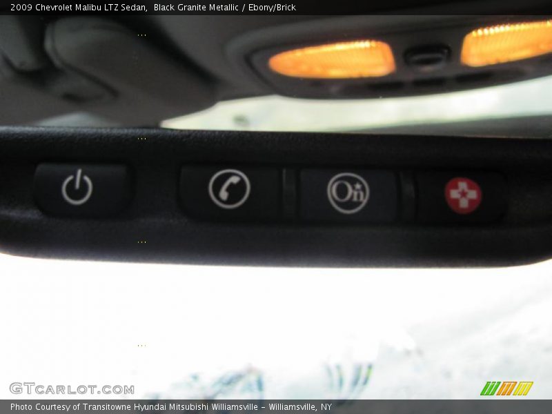 Black Granite Metallic / Ebony/Brick 2009 Chevrolet Malibu LTZ Sedan