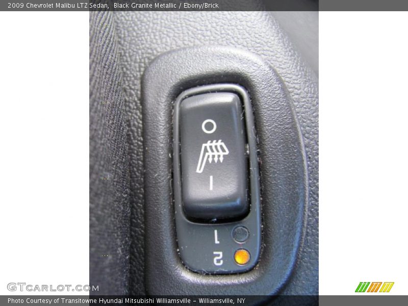 Black Granite Metallic / Ebony/Brick 2009 Chevrolet Malibu LTZ Sedan