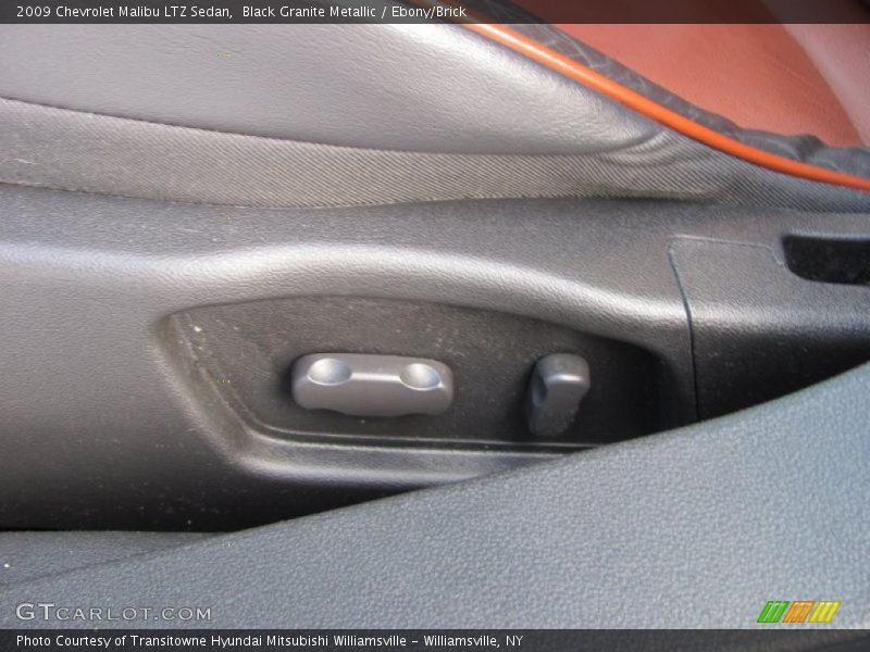 Black Granite Metallic / Ebony/Brick 2009 Chevrolet Malibu LTZ Sedan