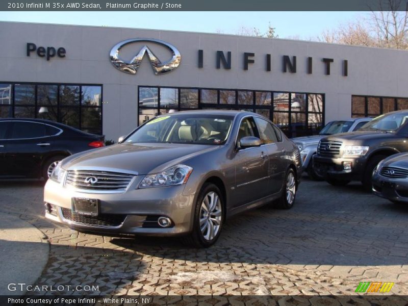 Platinum Graphite / Stone 2010 Infiniti M 35x AWD Sedan