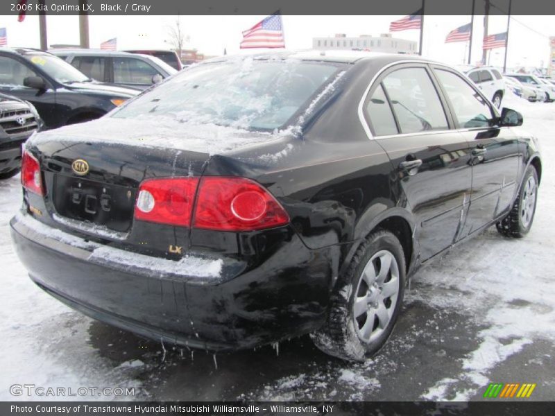 Black / Gray 2006 Kia Optima LX