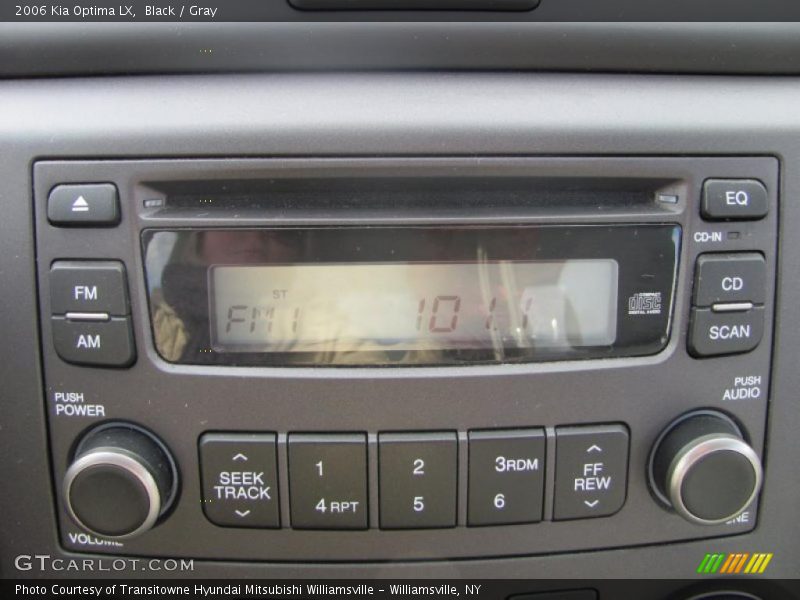 Black / Gray 2006 Kia Optima LX