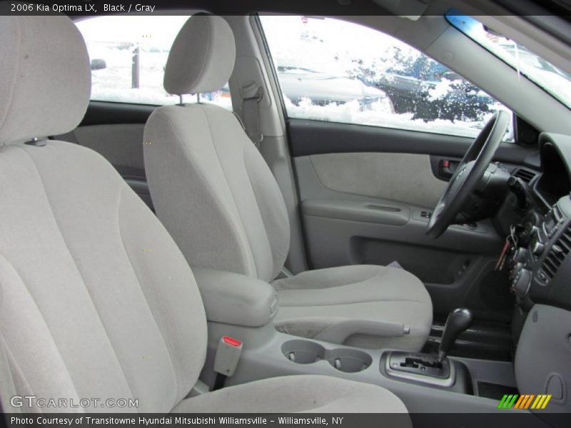 Black / Gray 2006 Kia Optima LX