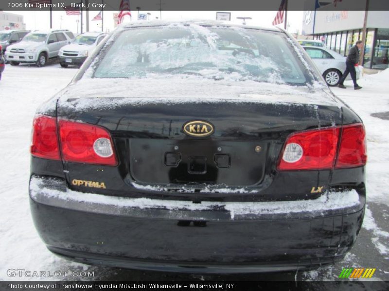 Black / Gray 2006 Kia Optima LX