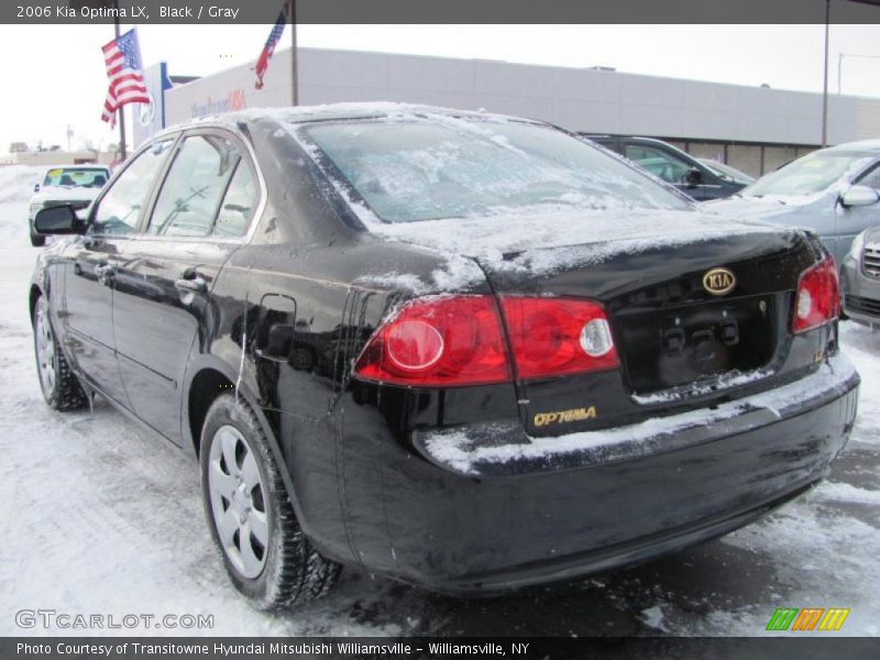 Black / Gray 2006 Kia Optima LX