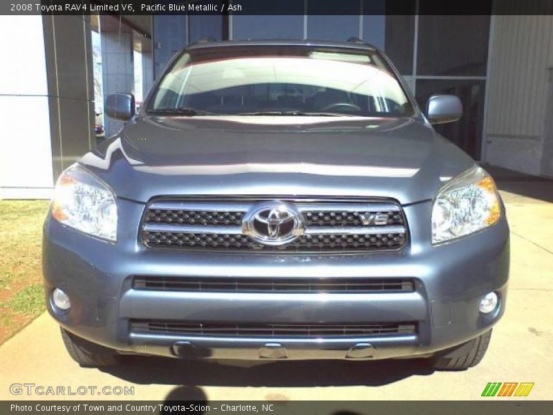 Pacific Blue Metallic / Ash 2008 Toyota RAV4 Limited V6