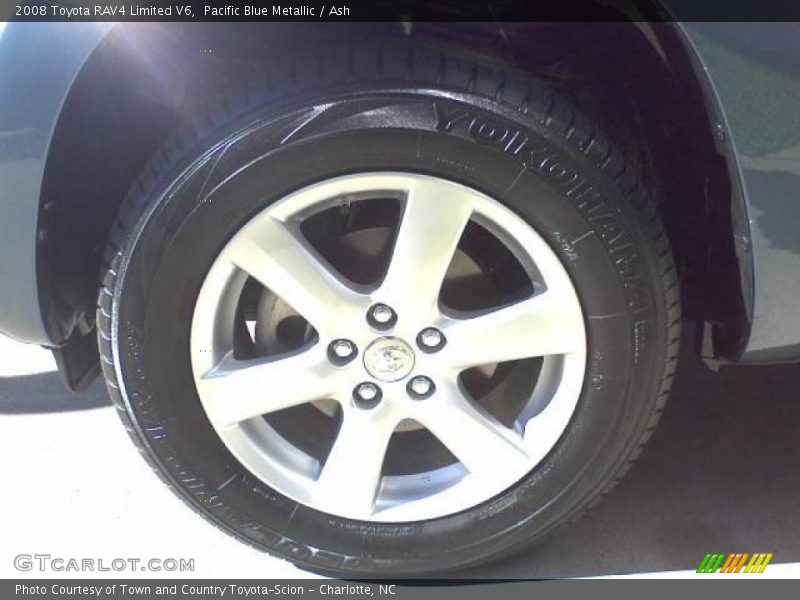 Pacific Blue Metallic / Ash 2008 Toyota RAV4 Limited V6