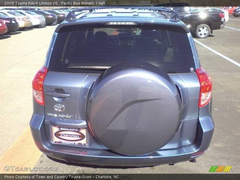 Pacific Blue Metallic / Ash 2008 Toyota RAV4 Limited V6