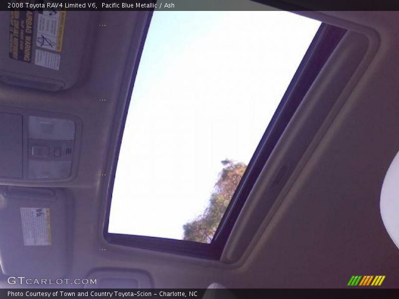 Pacific Blue Metallic / Ash 2008 Toyota RAV4 Limited V6