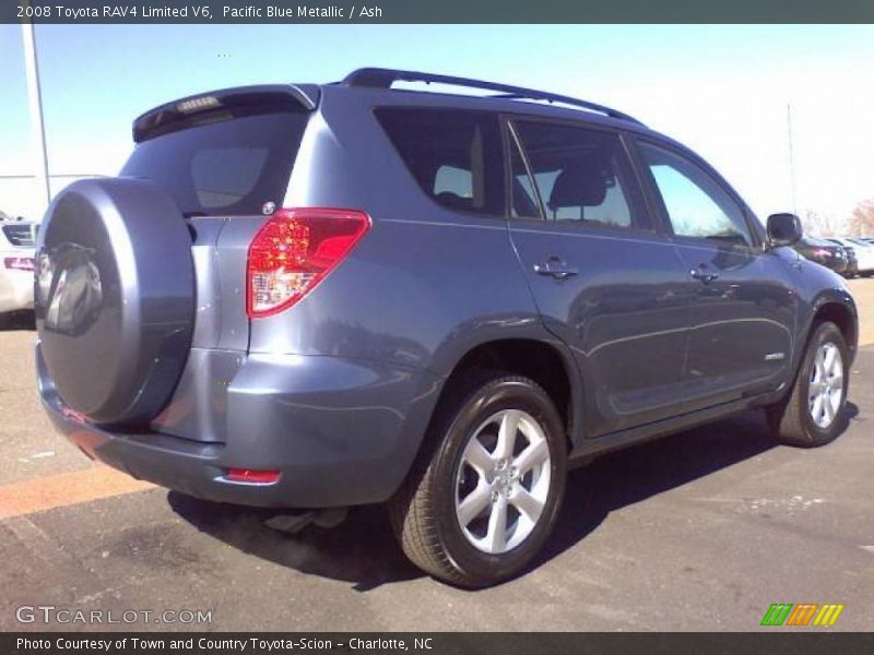 Pacific Blue Metallic / Ash 2008 Toyota RAV4 Limited V6