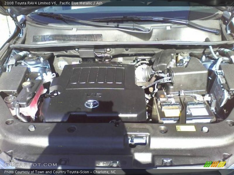 Pacific Blue Metallic / Ash 2008 Toyota RAV4 Limited V6