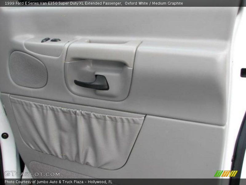 Oxford White / Medium Graphite 1999 Ford E Series Van E350 Super Duty XL Extended Passenger