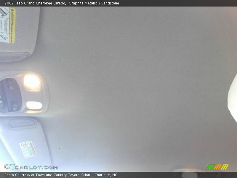 Graphite Metallic / Sandstone 2002 Jeep Grand Cherokee Laredo