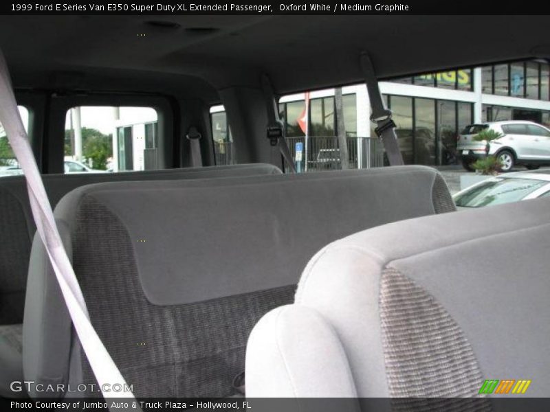 Oxford White / Medium Graphite 1999 Ford E Series Van E350 Super Duty XL Extended Passenger