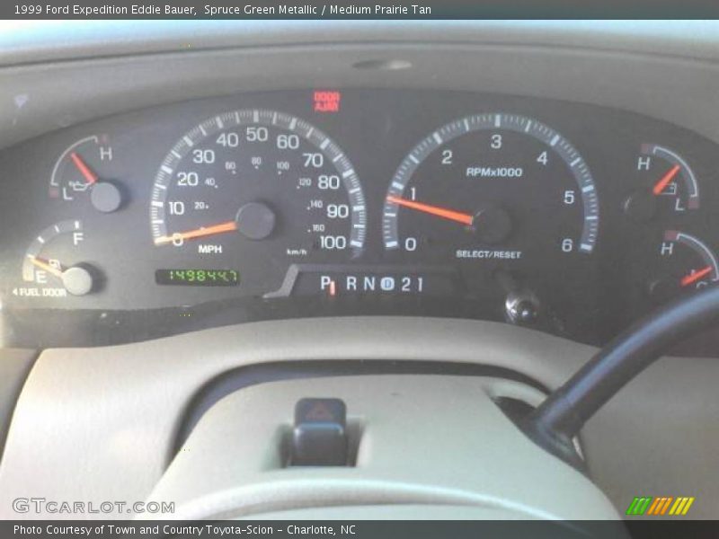 Spruce Green Metallic / Medium Prairie Tan 1999 Ford Expedition Eddie Bauer