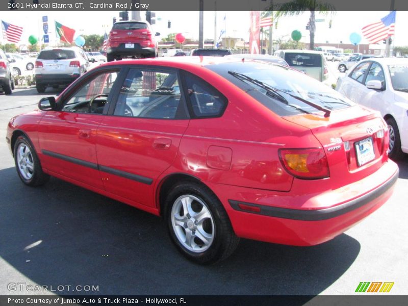 Cardinal Red / Gray 2001 Hyundai Elantra GT
