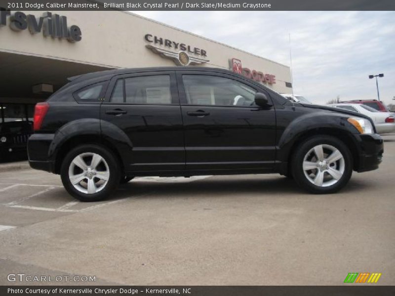 Brilliant Black Crystal Pearl / Dark Slate/Medium Graystone 2011 Dodge Caliber Mainstreet