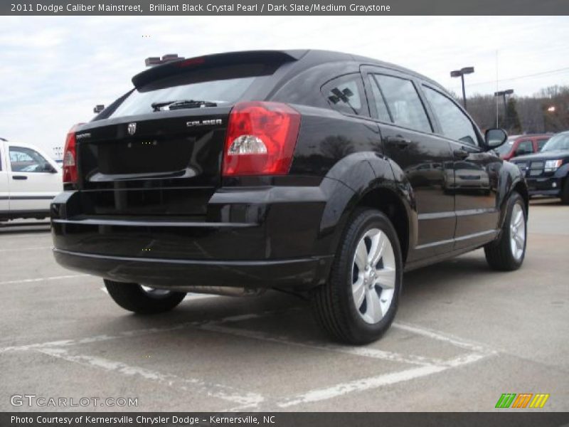 Brilliant Black Crystal Pearl / Dark Slate/Medium Graystone 2011 Dodge Caliber Mainstreet