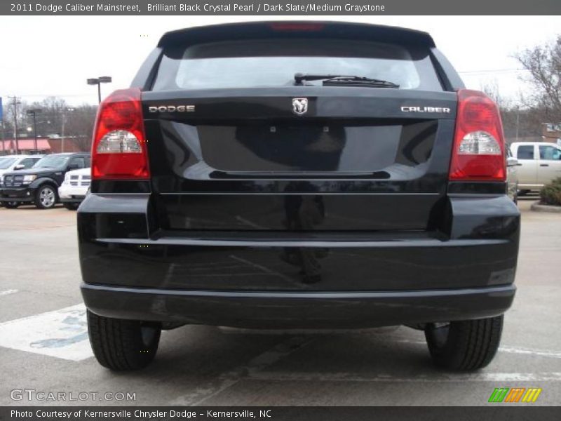 Brilliant Black Crystal Pearl / Dark Slate/Medium Graystone 2011 Dodge Caliber Mainstreet