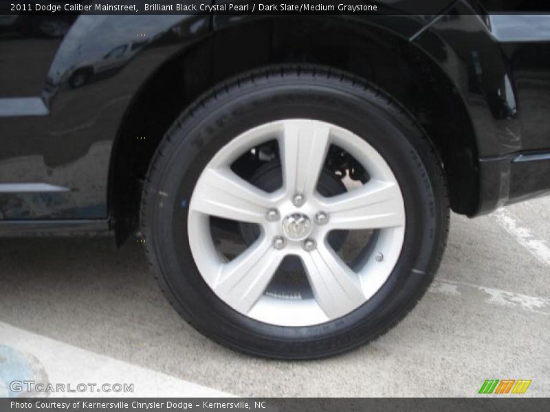 Brilliant Black Crystal Pearl / Dark Slate/Medium Graystone 2011 Dodge Caliber Mainstreet
