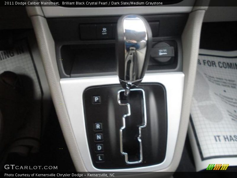 Brilliant Black Crystal Pearl / Dark Slate/Medium Graystone 2011 Dodge Caliber Mainstreet