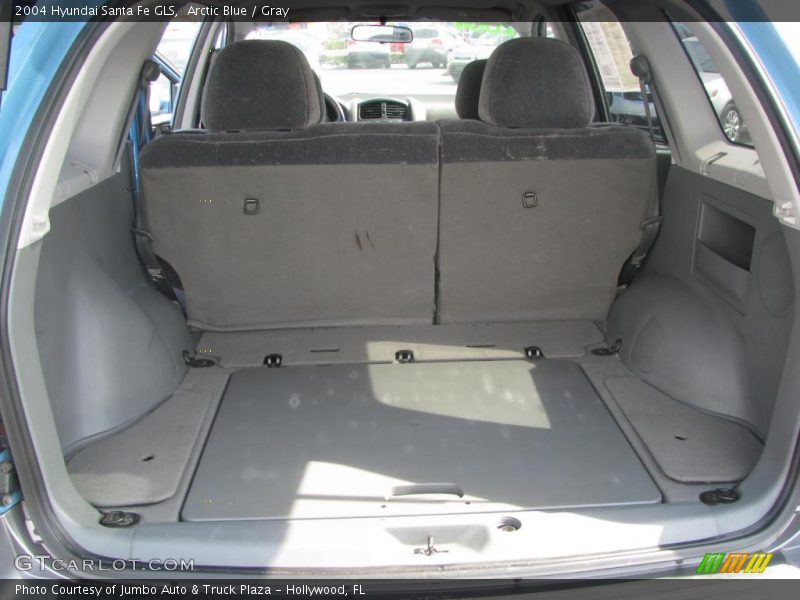 Arctic Blue / Gray 2004 Hyundai Santa Fe GLS