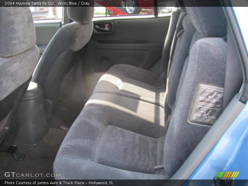 Arctic Blue / Gray 2004 Hyundai Santa Fe GLS