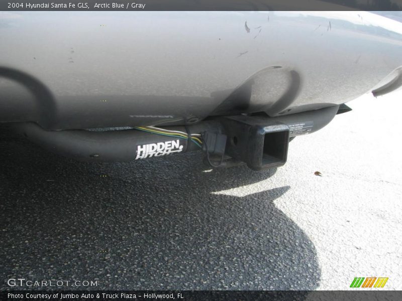 Arctic Blue / Gray 2004 Hyundai Santa Fe GLS
