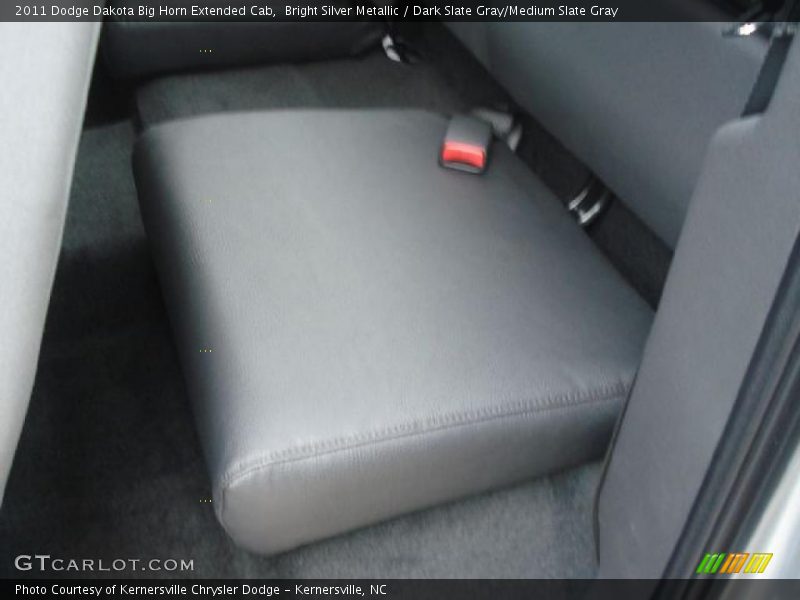 Bright Silver Metallic / Dark Slate Gray/Medium Slate Gray 2011 Dodge Dakota Big Horn Extended Cab